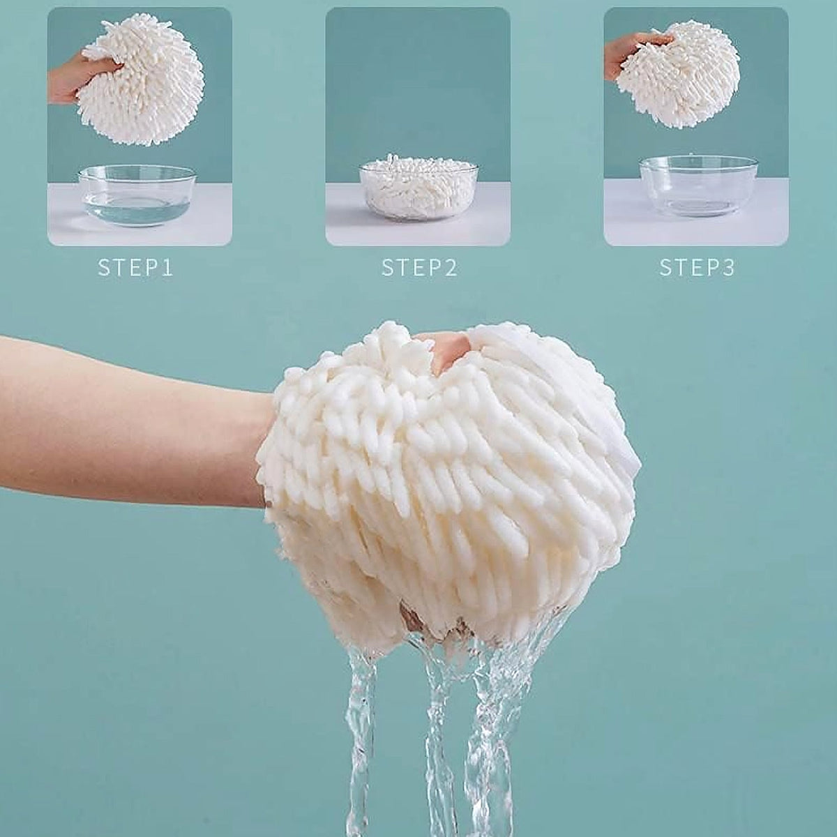 Microfiber Hanging Hand Towel – Super Absorbent & Quick Dry – view 6