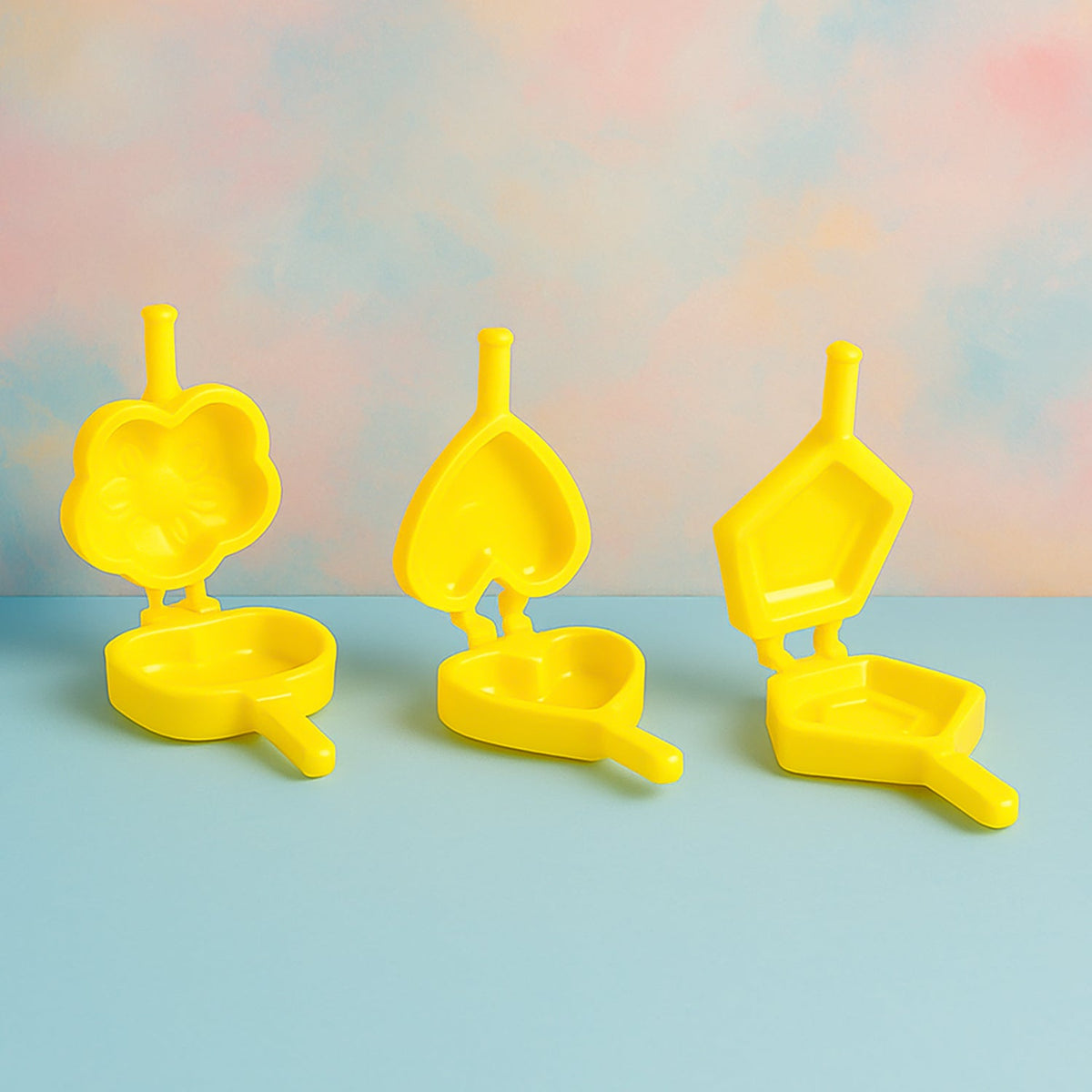 Plastic Cookie Cutter set – 6-Pc Assorted Baking Moulds – view 6