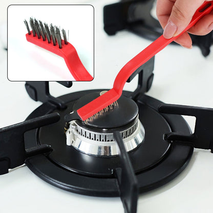 Mini Stainless Steel Wire Brush – Rust Removal – close-up