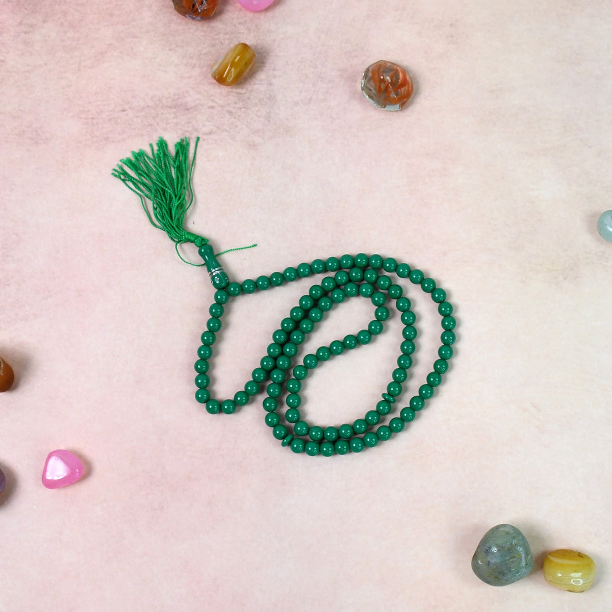 Muslim Prayer Beads – 99-Bead Tasbih for Zikr – close-up