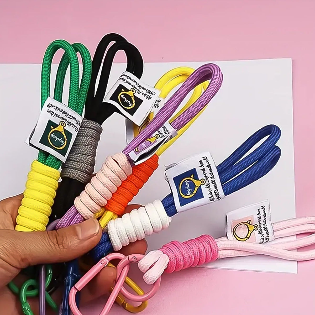 Phone Wrist Strap – Multi-Colour Lanyard for Mobile – close-up