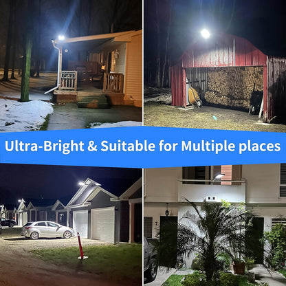 Solar LED Street Light – High-Powered Motion Sensor – close-up