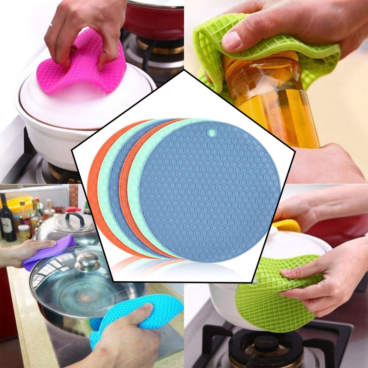 Silicone Trivet – Heat-Resistant Hot Pad (13 Cm) – view 10