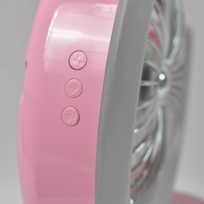 Portable Humidifying Fan – LED Light & USB – view 6