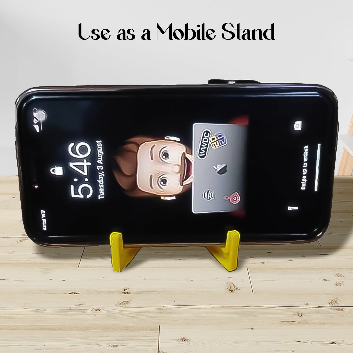 Keychain Mobile Stand – 2-in-1 Phone Holder – alternate view