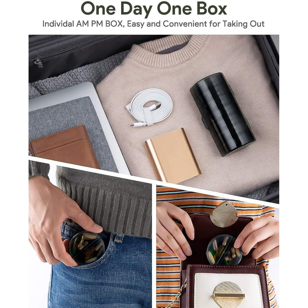 Weekly Pill Organizer – 7 Day AM/PM Medicine Box – view 7