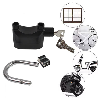 Siren Alarm Lock – Waterproof Anti-Theft Padlock – detail view