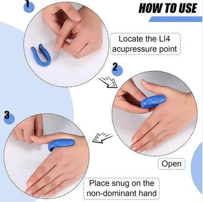 Acupressure Hand Clip – Stress & Migraine Relief – view 9