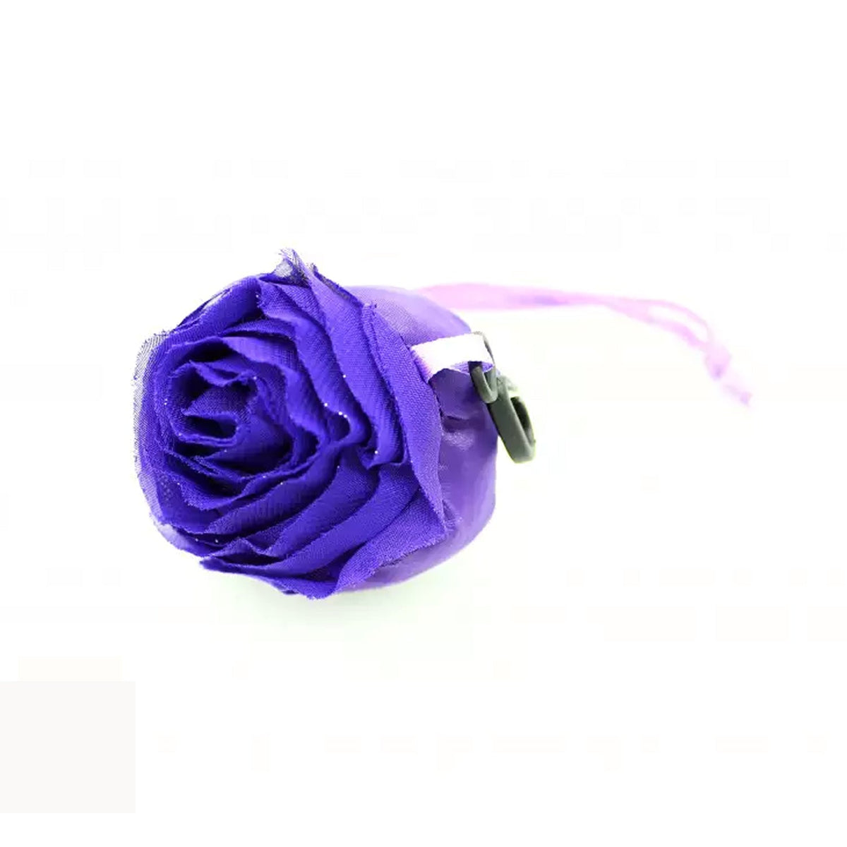 Foldable Shopping Bag – Rose Design Reusable Eco Tote – alternate view