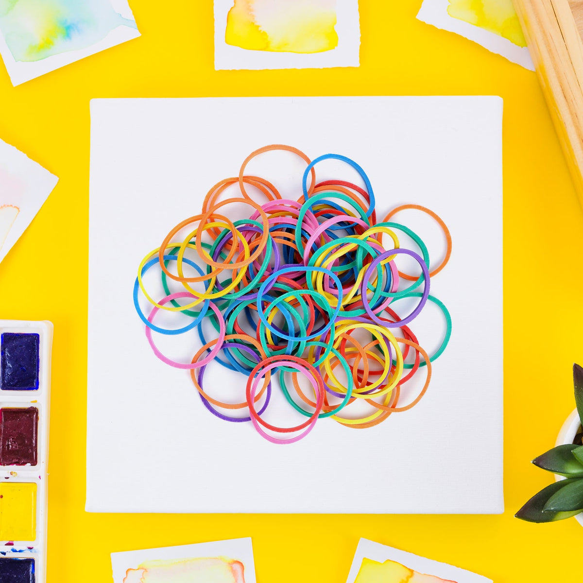 Multicolor Elastic Rubber Bands – Flexible & Reusable – view 7