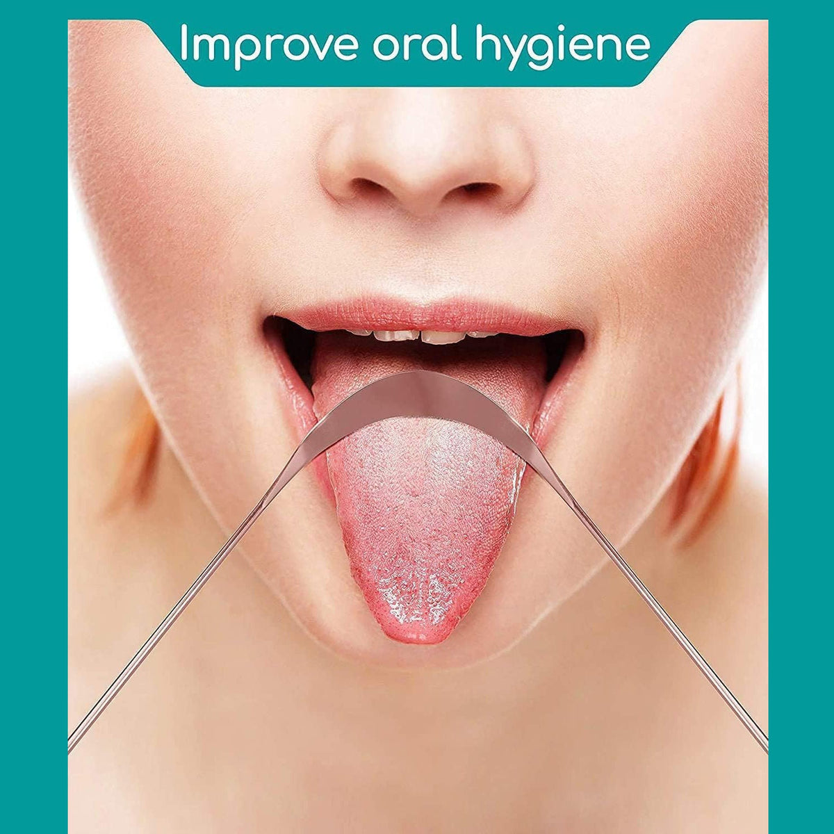 Copper Tongue Cleaner – Fresh Breath & Oral Hygiene – alternate view