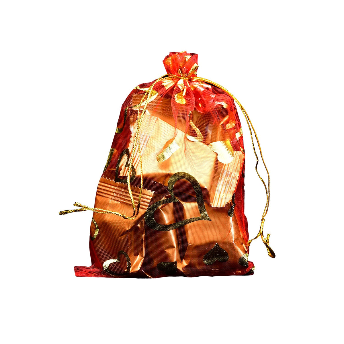 Shagun Potli – Organza Drawstring Pouch for Gifts – detail view