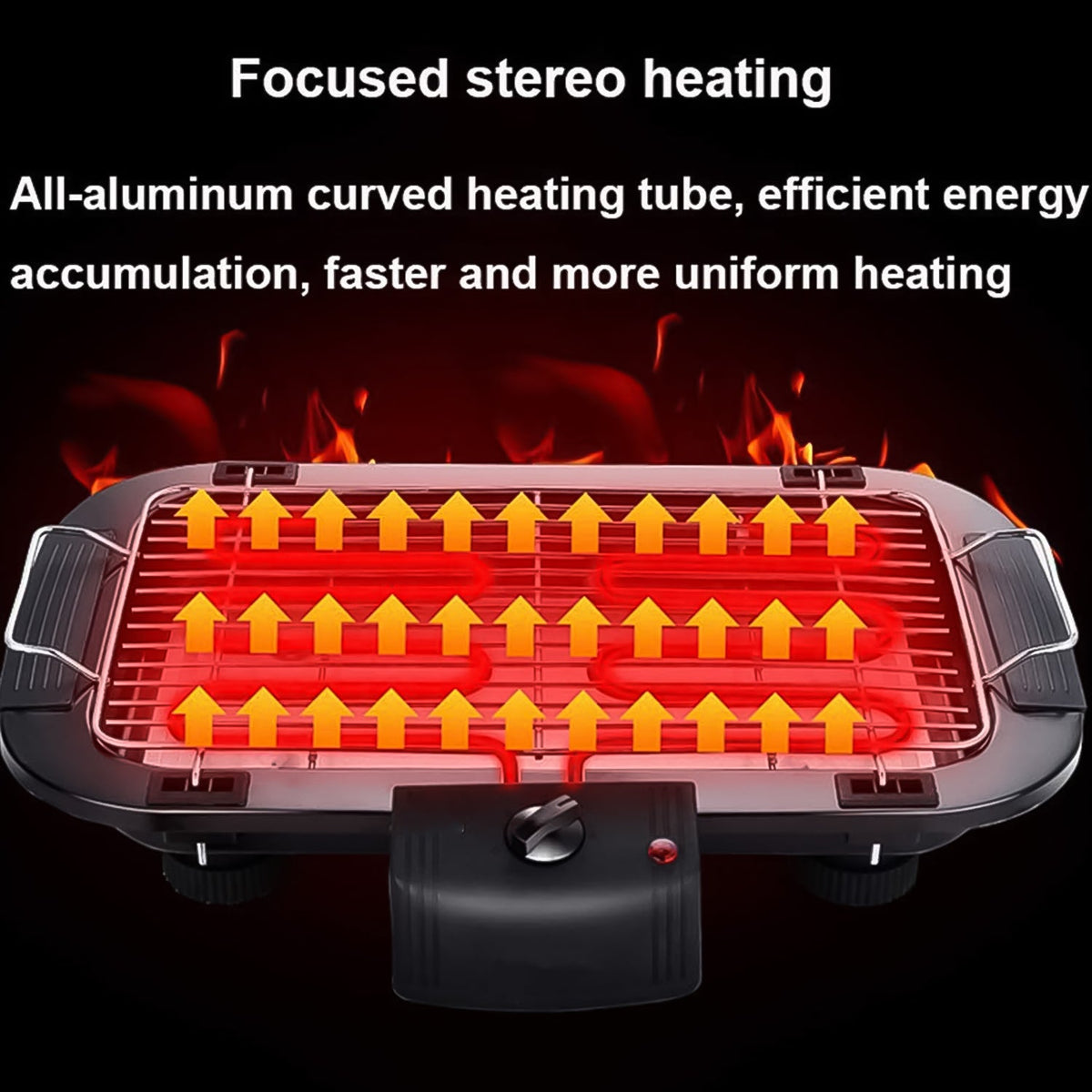 Electric Barbecue Grill 2000W – Indoor & Outdoor BBQ – detail view