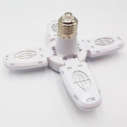 Foldable LED Fan Blade Bulb – Energy Efficient 28V – close-up