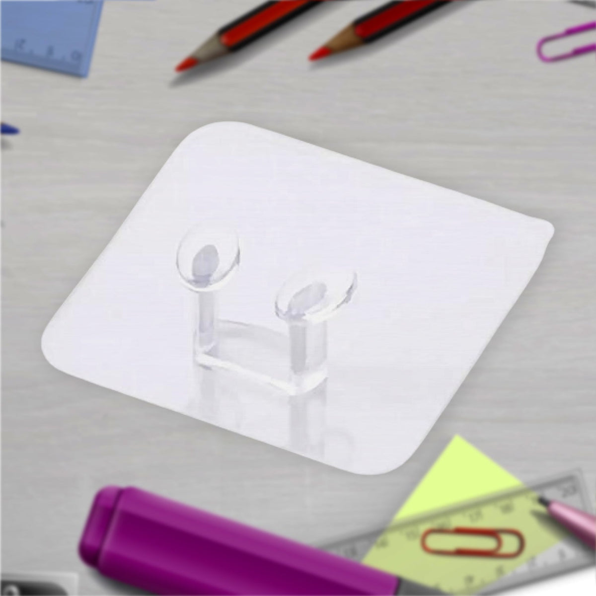 Self-Adhesive Wall Hook – Strong, Transparent & Removable – view 8