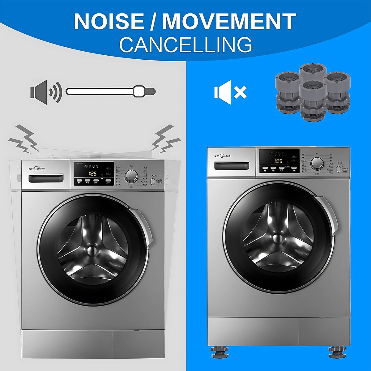 Anti-Vibration Pads for Washing Machines & Refrigerators – – view 6