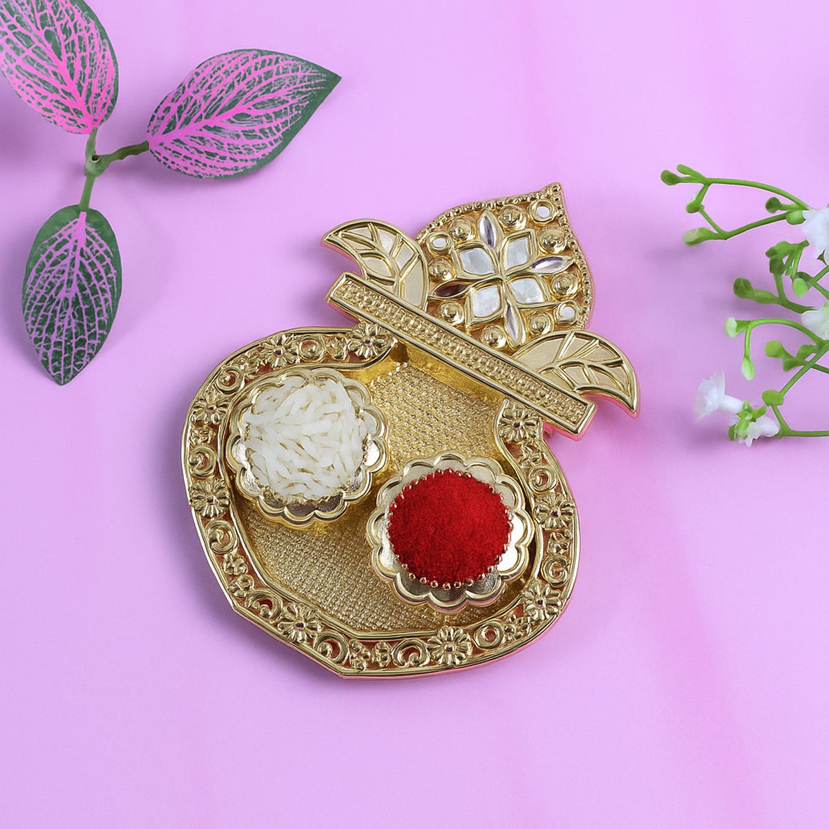 Raksha Bandhan Puja Thali – Kalash Shape Special – view 7