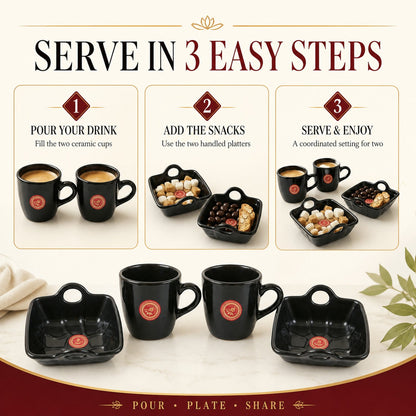 Play Station Ceramic Mug and Plastic Bowl set – 4-Piece – view 10
