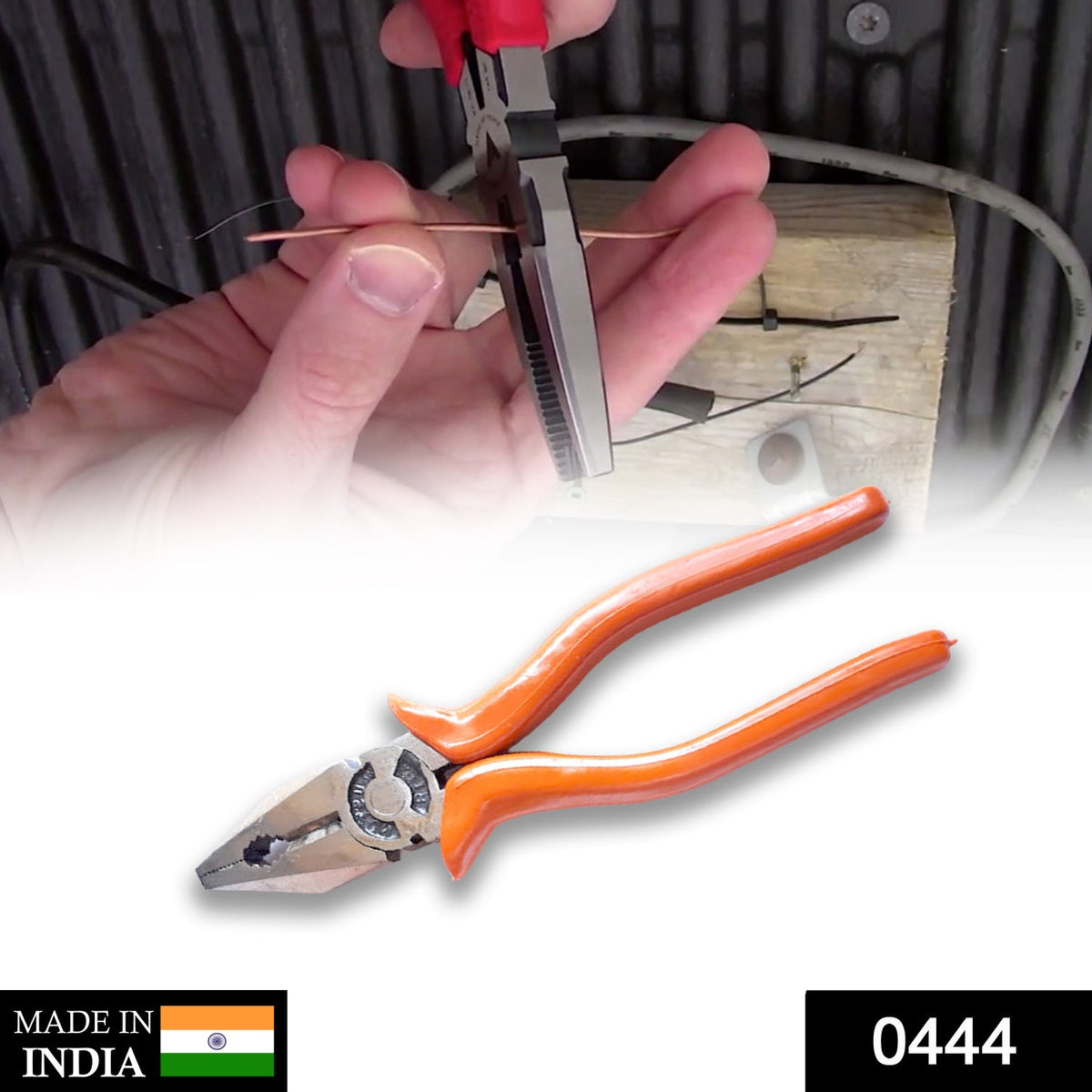 Heavy Duty Combination Pliers – Wire Cutter Tool – side view