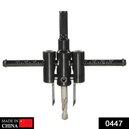 Adjustable Circle Hole Saw – Versatile 30-120mm Cuts – side view