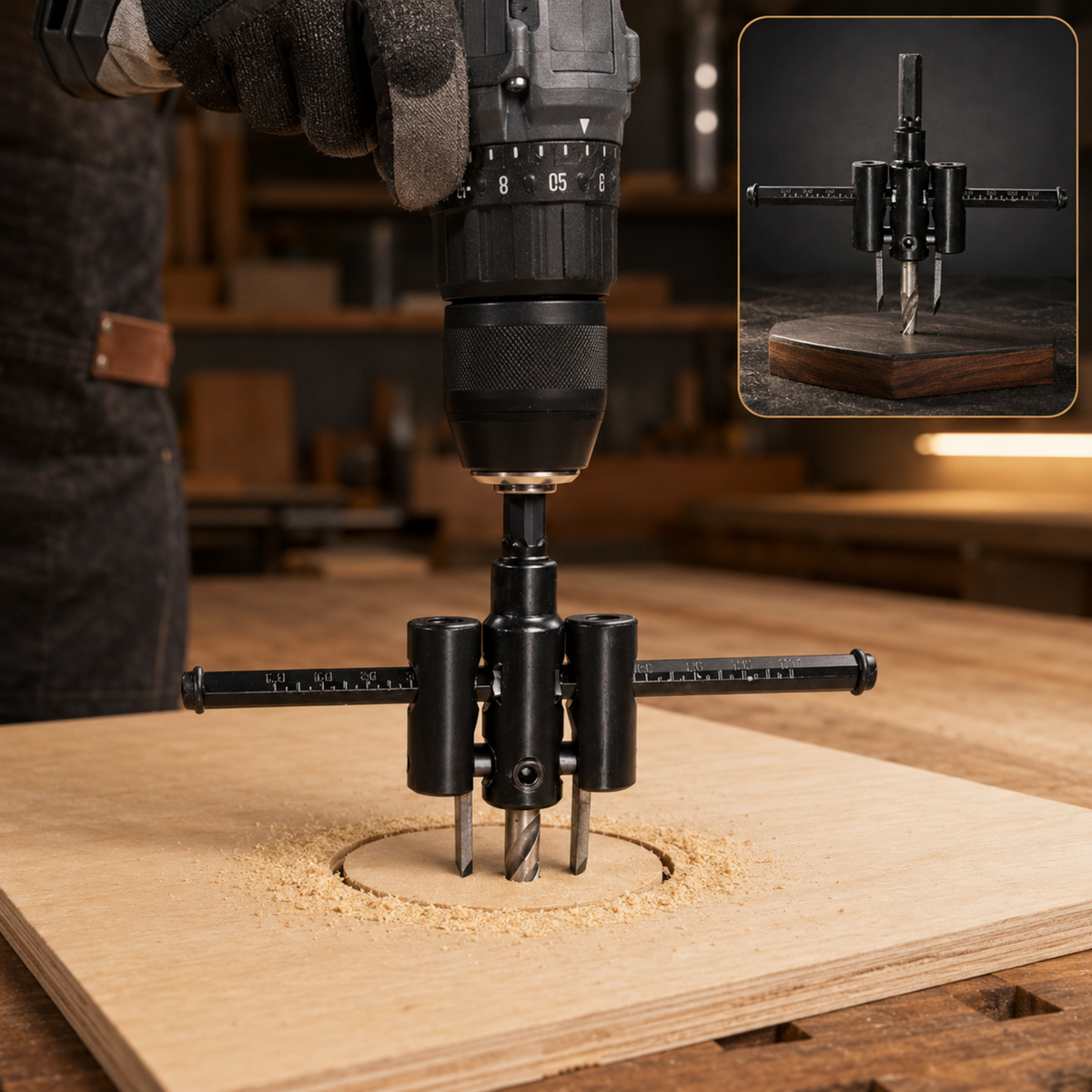 Adjustable Circle Hole Saw – Versatile 30-120mm Cuts