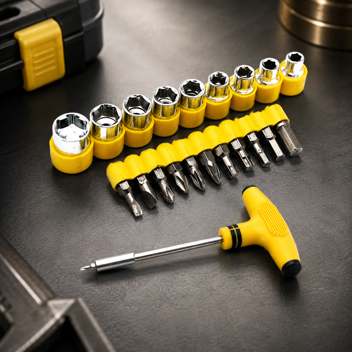Ratchet Socket set – 21-Piece T-Shape Tools