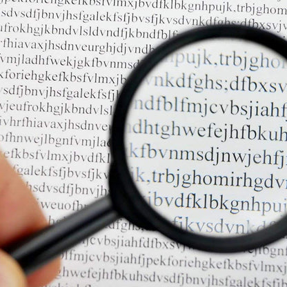 50mm Magnifying Glass for Reading – Clear Vision & Durable – close-up