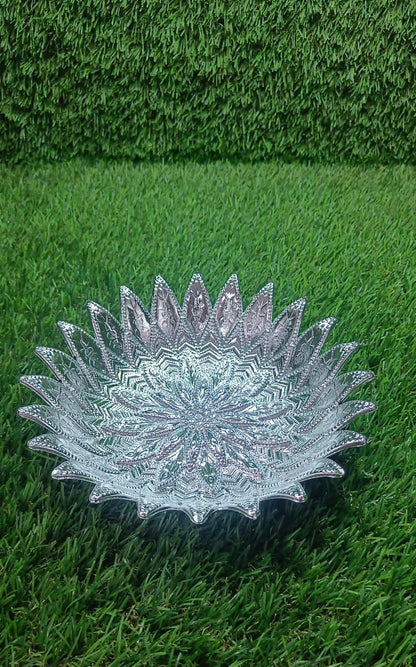Silver Finish Serving Tray – Decorative Mukhwas & Dry Fruit – view 6