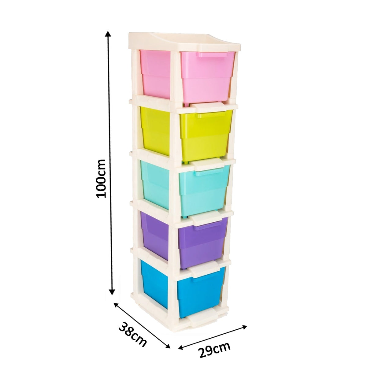 Modular Drawer Storage – 5 Layer Multi-Purpose Unit – alternate view