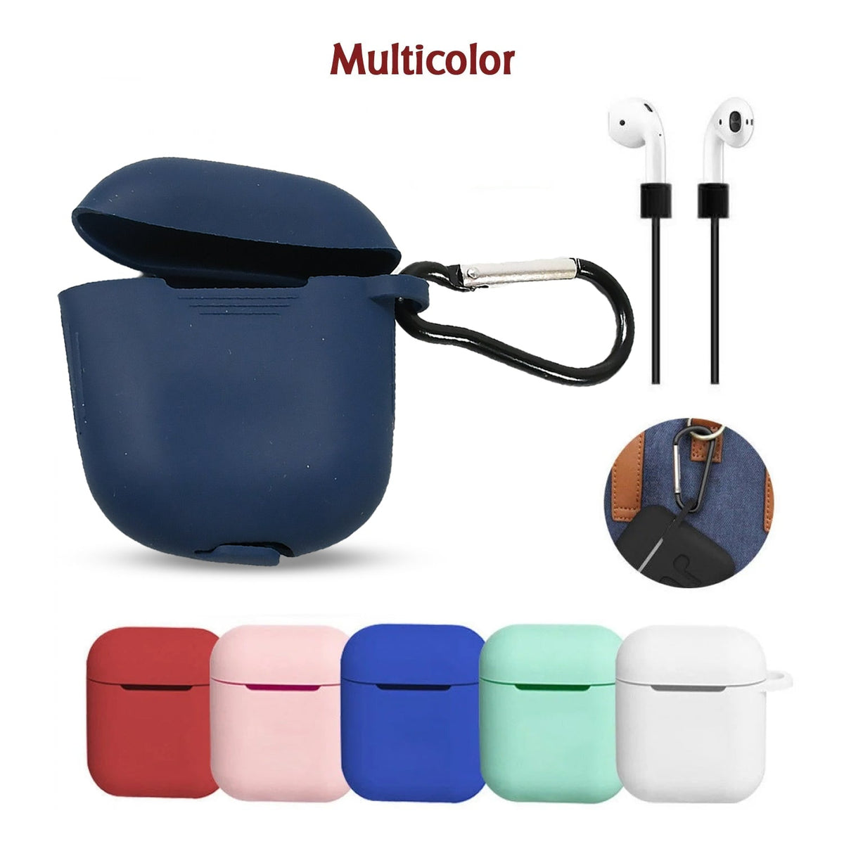 Wireless Earbuds Case – Shockproof Silicone Cover – view 6