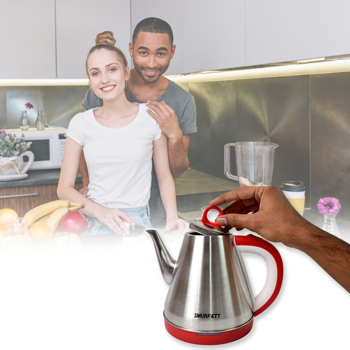 Electric Kettle 1.5 Litre – Stainless Steel, 1500W – view 6