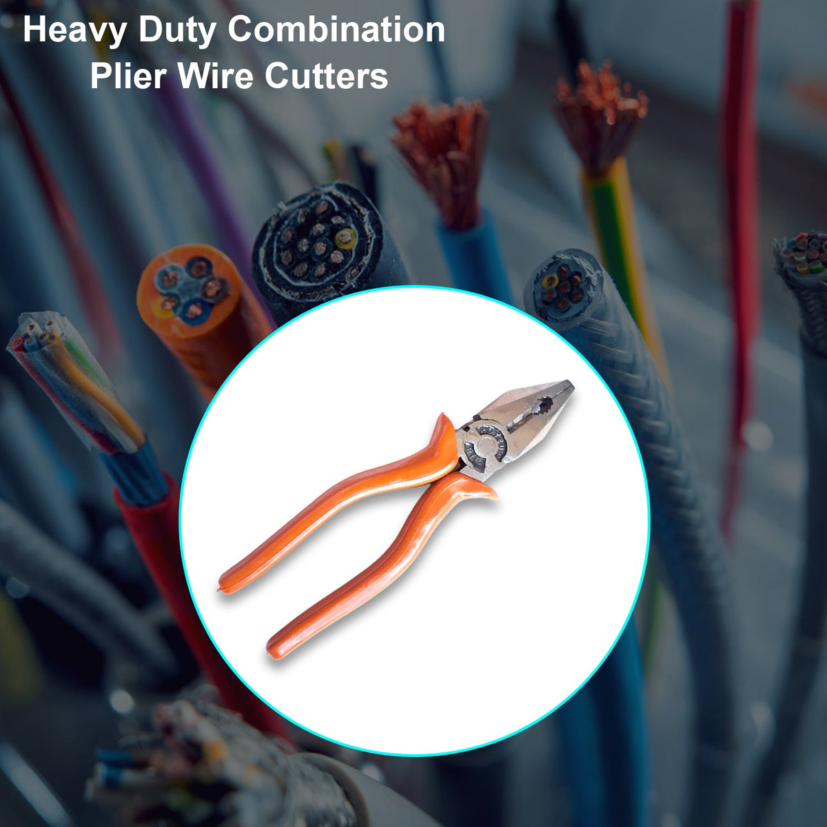 Heavy Duty Combination Pliers – Wire Cutter Tool – view 6