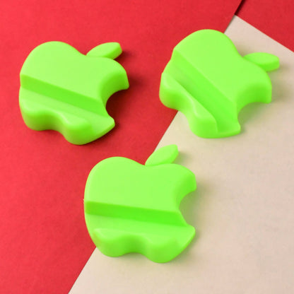 Apple-Shaped Mobile Phone Stand – Compact 3-Piece set – close-up