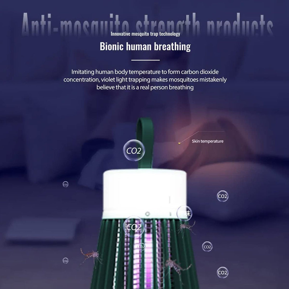 Mosquito Killer Lamp USB Powered for Home & Outdoor – alternate view