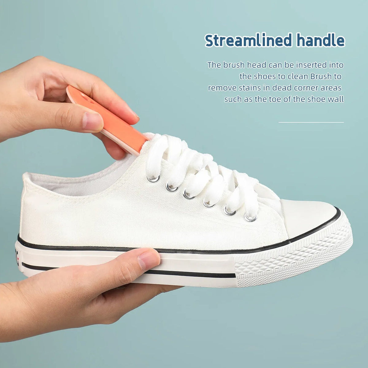 Shoe & Clothes Cleaning Brush – Soft Bristle Scrubber – view 6