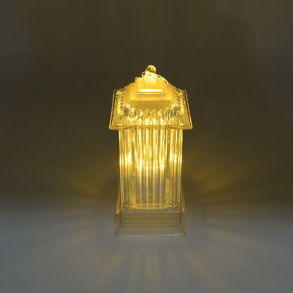 LED Crystal Lamp – Festive Flickering Candle Decor – close-up