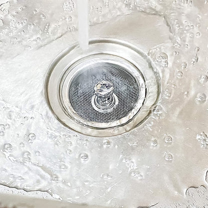 Stainless Steel Sink Strainer – Adjustable Stopper – view 7