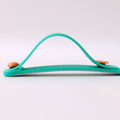 Teal Green Phone Loop Finger Holder – Secure – close-up