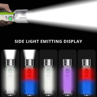 Rechargeable Flashlight – USB Mini LED Torch with Zoom – view 7