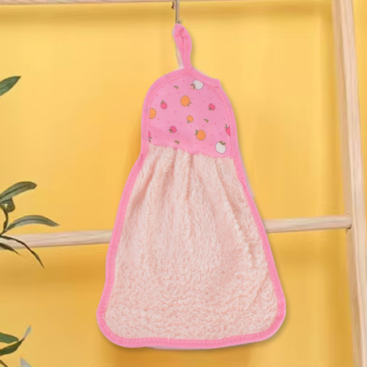 Microfiber Kitchen Towel with Loop – Soft, Quick-Dry – detail view