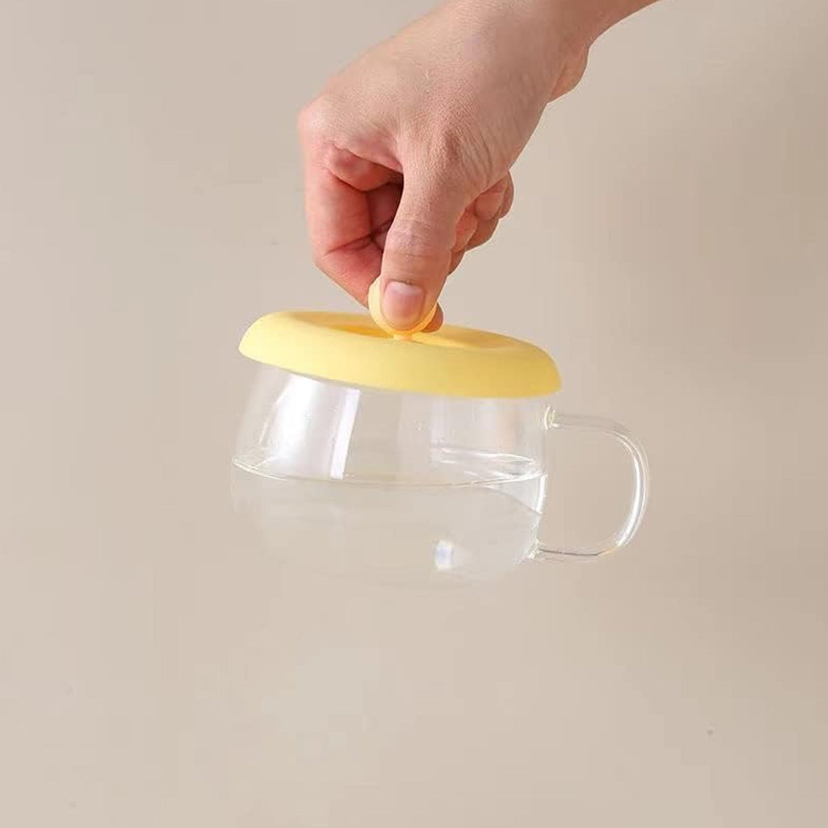 Silicone Cup Lid – Airtight Seal for Mugs & Cups – detail view