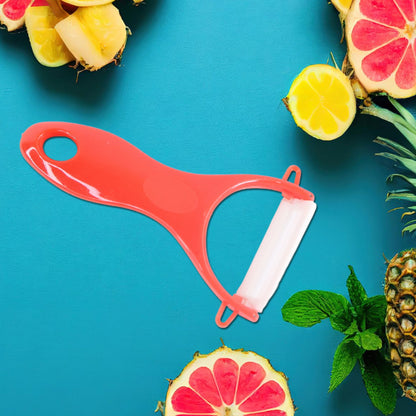 Kitchen Knife set – Marble-Coated Blades & Ergonomic Red – view 8