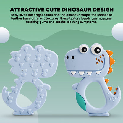 Dinosaur Baby Teether – Soft BPA-Free Silicone – view 7