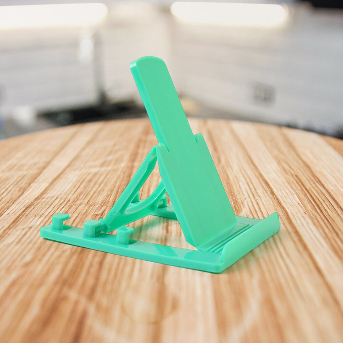 Mobile Phone Stand – Adjustable Foldable Plastic Holder set – view 7