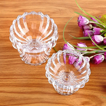 Glass Ice Cream Bowls – set of 6 Clear Dessert Cups – view 6