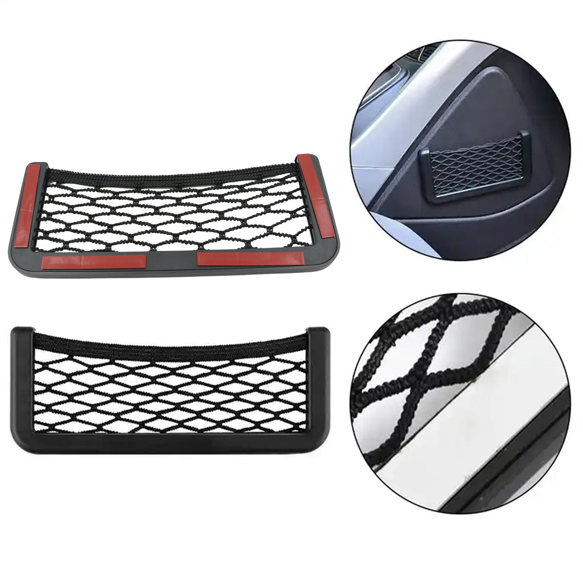 Car Seat Organizer – Mesh Storage for Phone & Purse – alternate view