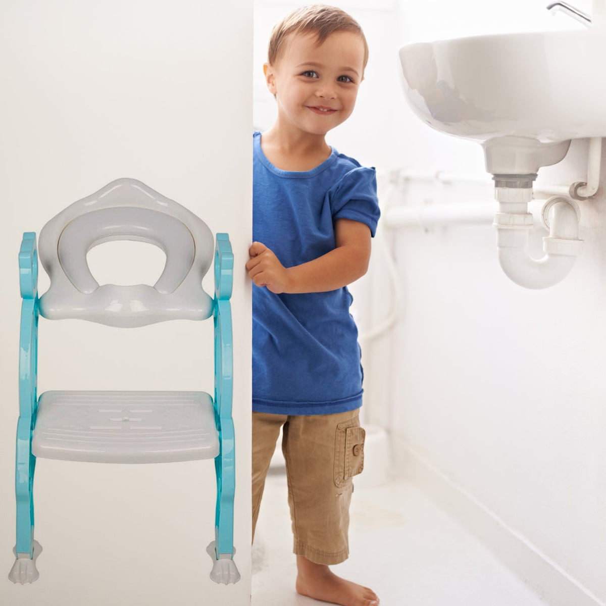 Potty Training Seat – Step Stool Ladder for Toddlers – view 9