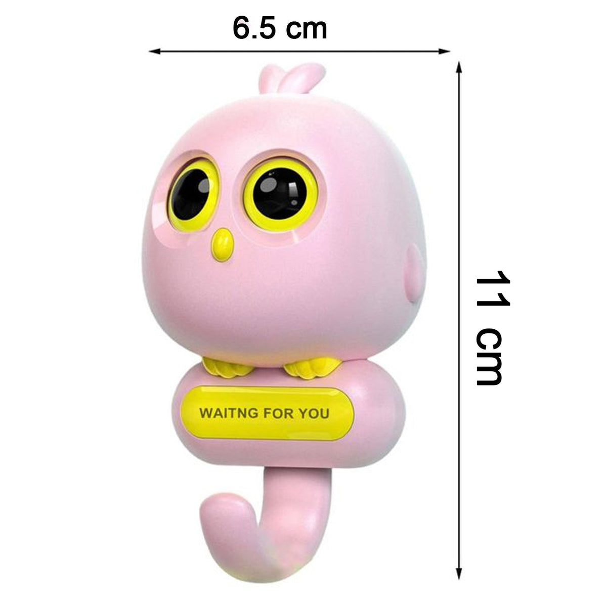 Cute Bird Wall Hook – Self-Adhesive, Blinking Eyes – view 6