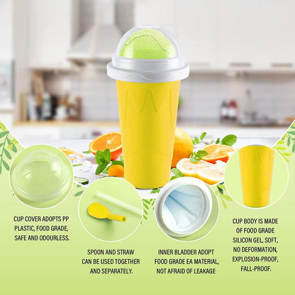 Frozen Smoothies Maker Cup – Double Layer Slushy – close-up