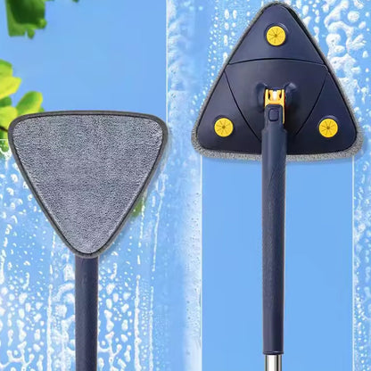 Triangle Cleaning Mop – 360° Rotatable with Long Handle – view 6